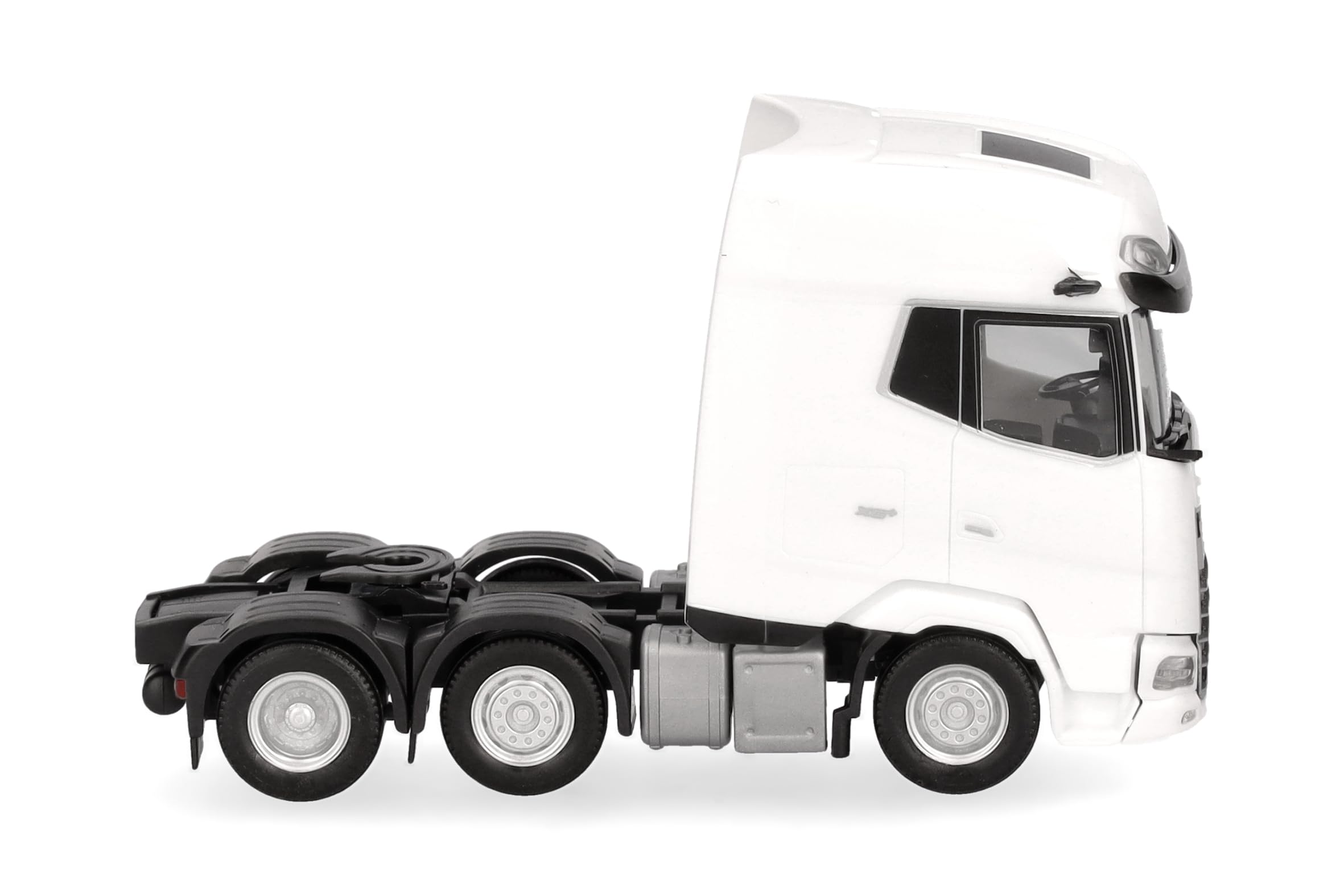 herpa Truck Model DAF XG+ Tractor 3 Axles, White, Miniature in Scale 1:87, Collectible, Made in Germany, Plastic - Image 3