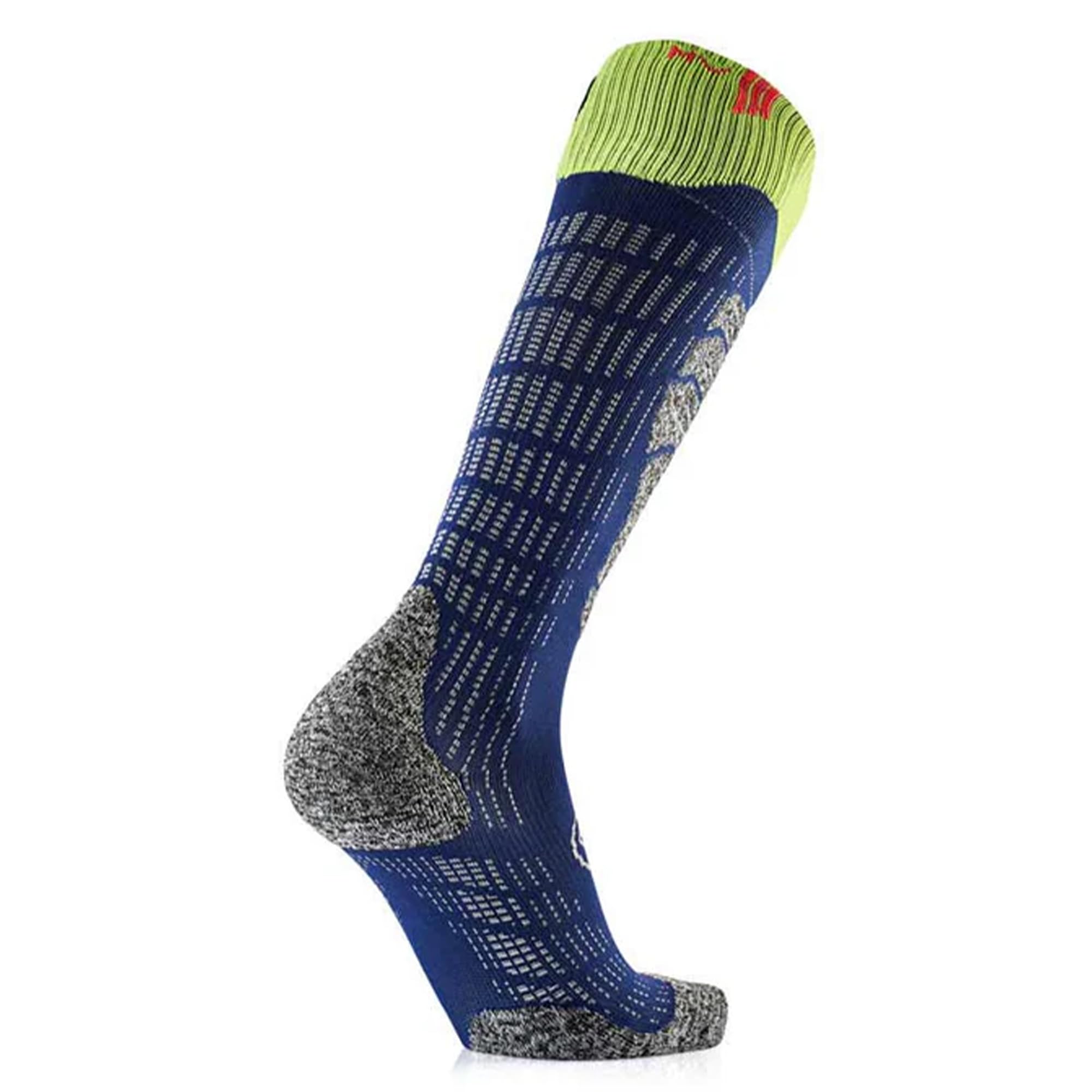 Sidas - Calcetines de esquí Comfort, 2 pares para hombre y mujer, de lana merino, zona de protección en Tibia, confort todo el día y transpirabilidad óptima