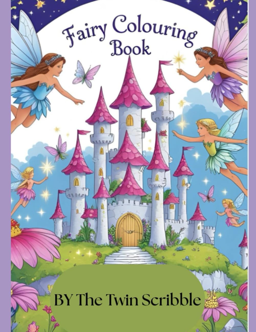 Fairyland Adventures: A Magical Coloring Book for Kids & Adults: Includes 40 printable pages of fairies, mushroom houses, wings, and woodland creatures!