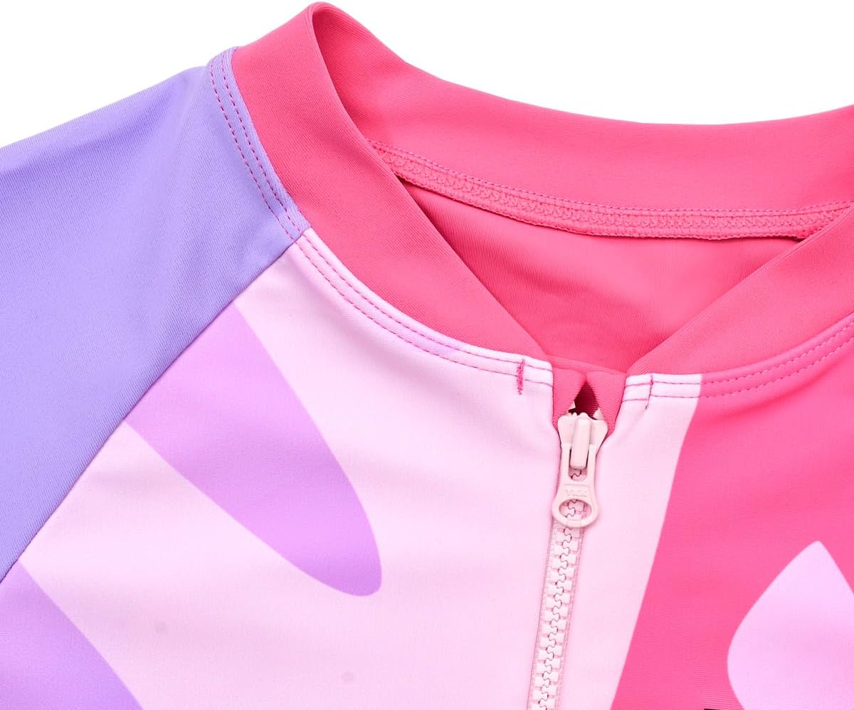 karrack Girls One Piece Swimsuit Kid Swimsuit Girls Water Sport Swimsuit UPF 50+ Sun Protection Bathing Suits - Image 4