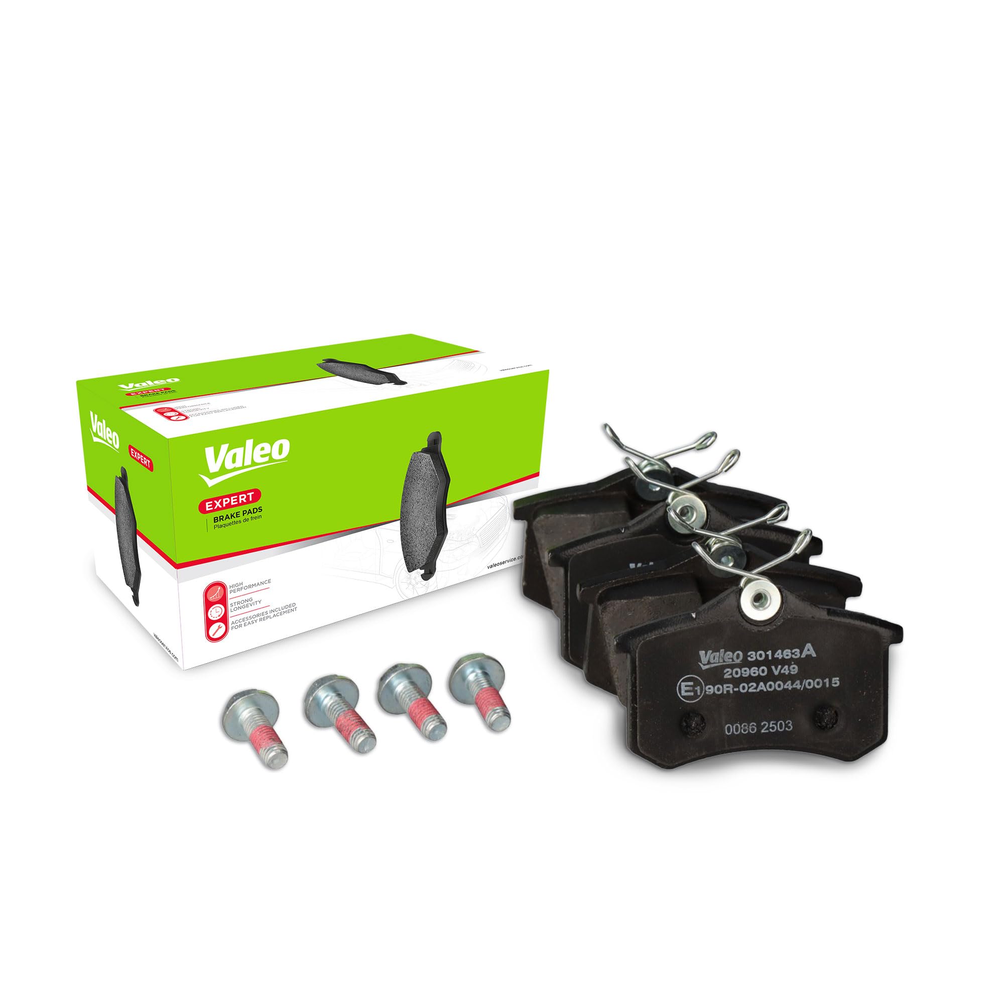 VALEO Kit de plaquettes de frein, frein à disque 301463A