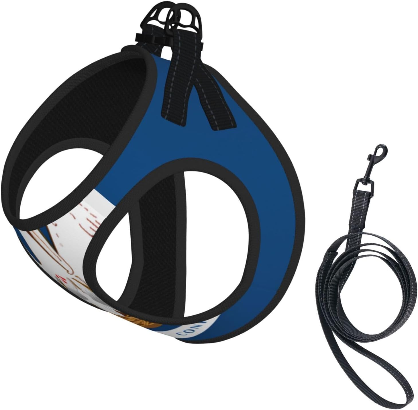 qtyvgtic Pet Vest Small Size Dog Harness and Leash Set, Reflective & Breathable for Puppy Training Without Accessories Large