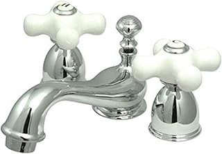 Kingston Brass KS3951PX Restoration Mini Widespread Lavatory Faucet with...