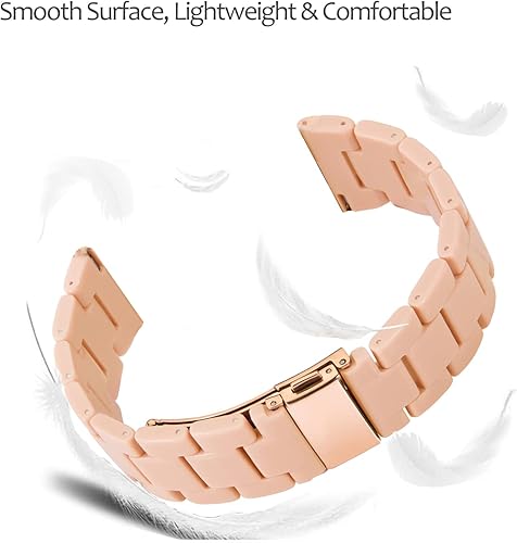 Vista 80 de Correas compatibles con Samsung Galaxy Watch 7 / FE / 6/6 Classic / 5/5 Pro / 4/4 Classic / 3 de 1.614 in / Huawei GT3 de 1.654 pulgadas, 0.787