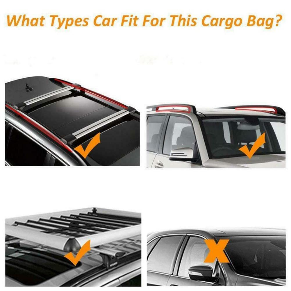 Box Auto 145x80x45cm grande sacco impermeabile cargo roof sacchetto del bagaglio tetto SUV. Van for auto