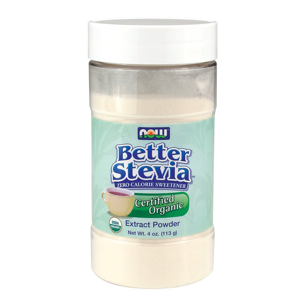 Now Foods BetterStevia Organic Extract Powder - 4 oz. 5 Pack