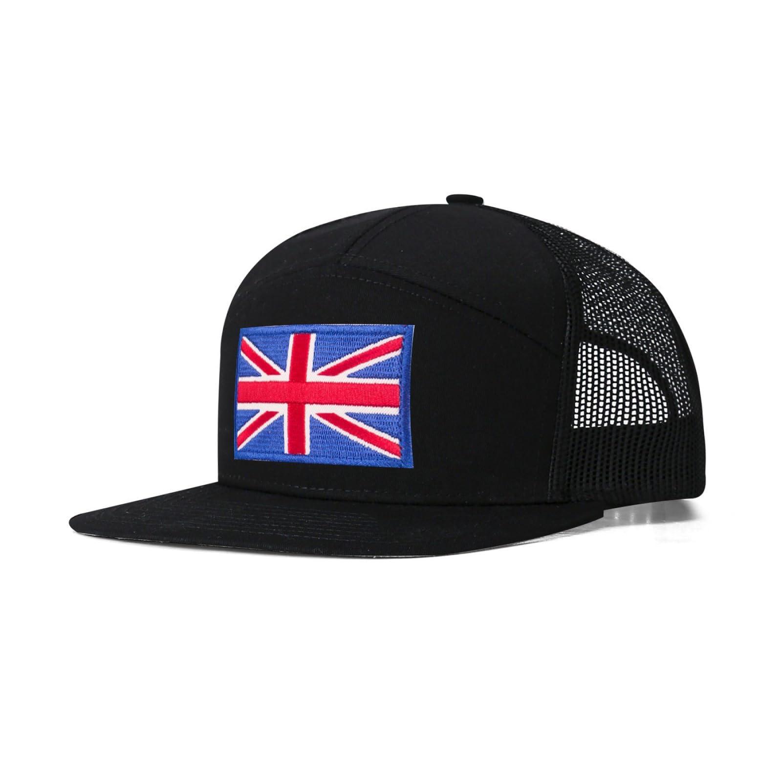 HaloHorus UK Flag Trucker Hat for Men Women, Adjustable National Flag Athletics Baseball Cap for Running, Fishing, Sports, Workout, Gym — image 1