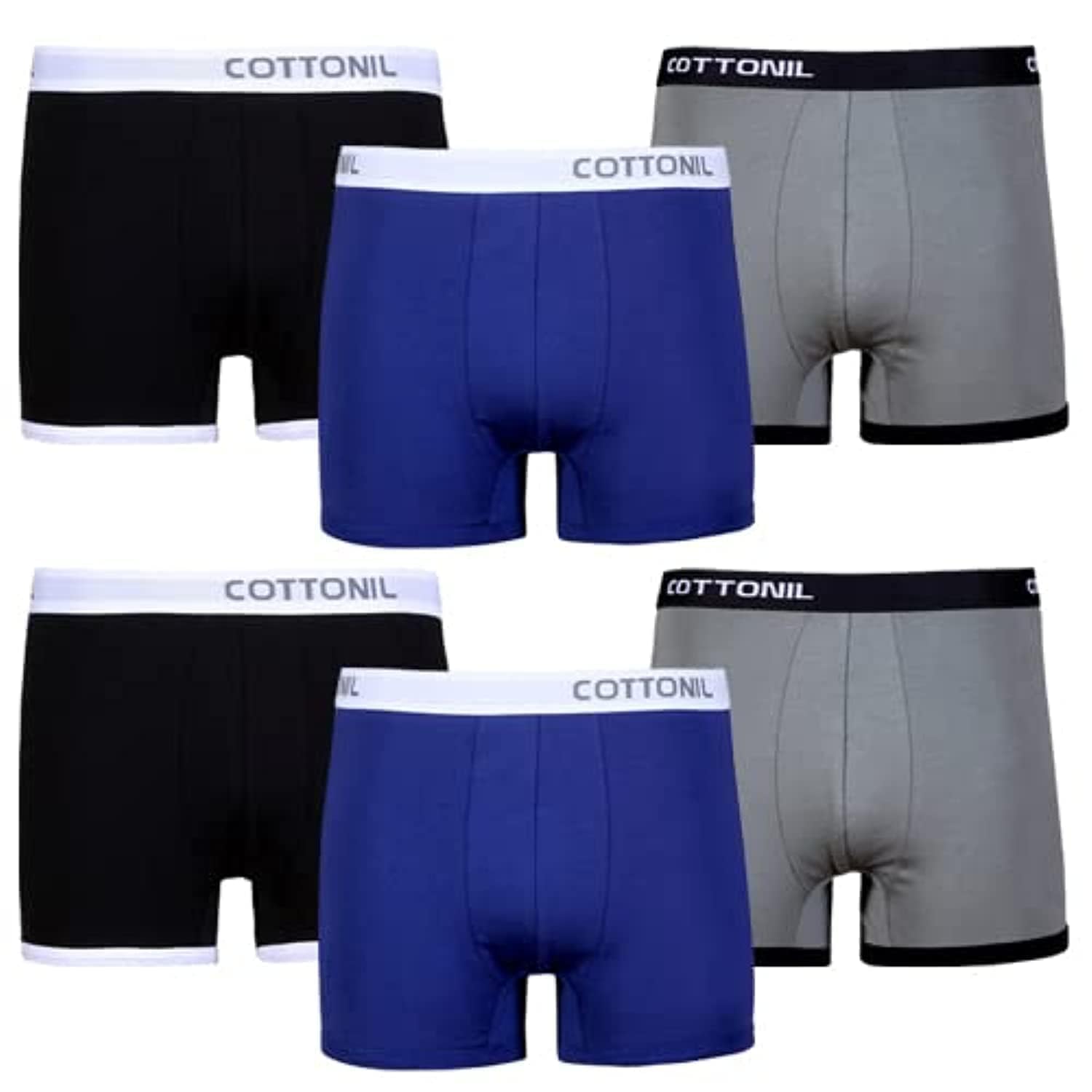 CottonilMens Set of 6 Plain Underwear