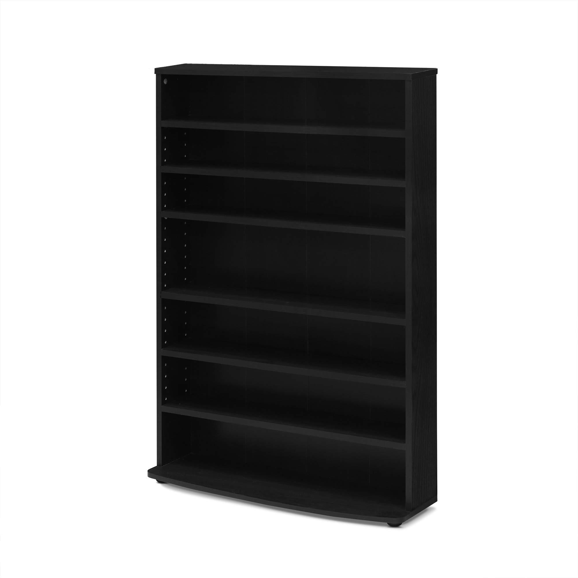 FURINNO JAYA 6-Tier Multimedia Storage Tower, Espresso