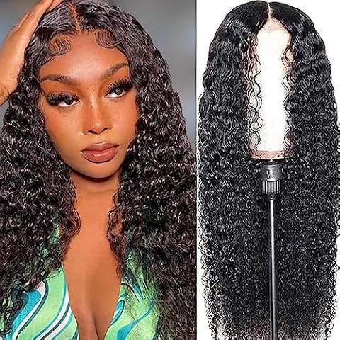 LOVFIR 4X4 Curly Human Hair Wig Cover