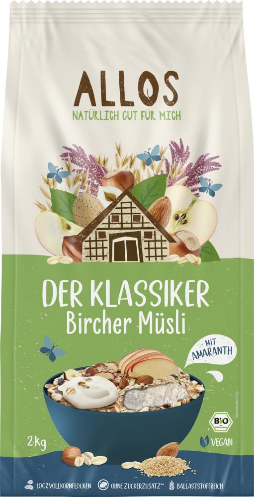 Bio Der Klassiker Bircher Müsli 2kg 2 x 2000 g