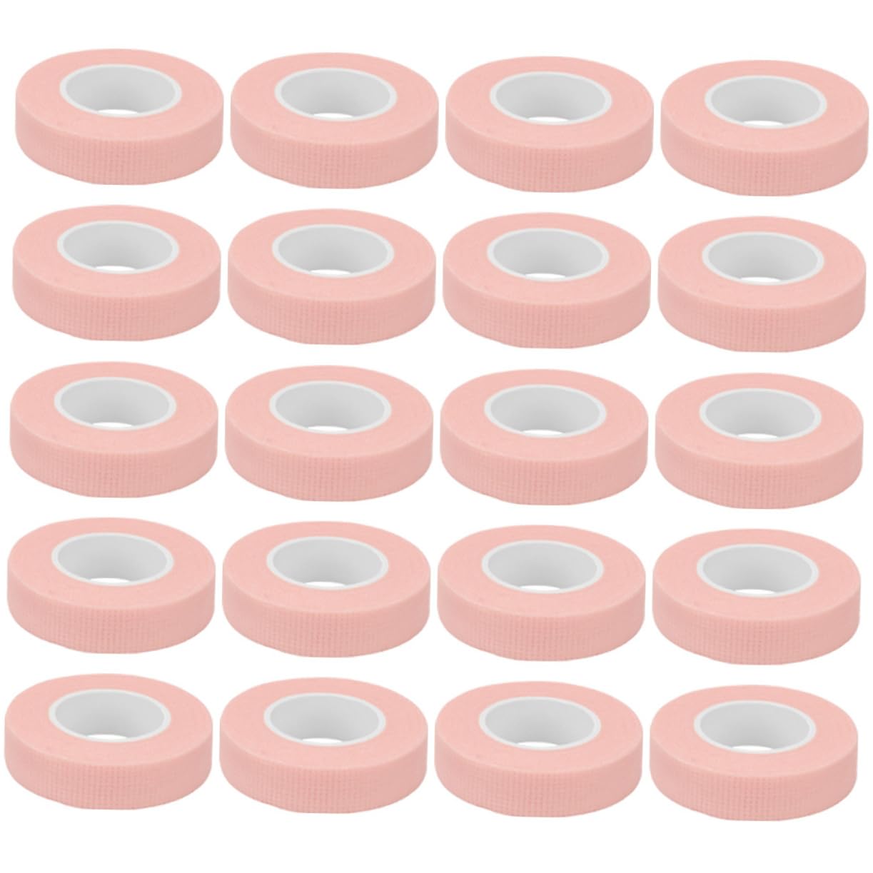 AUTSUPPL 20pcs Eyelash Extension Tapes Non-Woven Fabric Lash Extension Tape 1.25cm Width 9m Length Pink Ideal for Salon Use