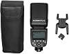 Flashpoint Zoom II AA R2 TTL On Camera Flash Speedlight for Sony, 76ws 2.4GHz 18000s HSS Speed Light with 0.1-2.6s Recycle Time, 4x AA Alkaline 1.5v LR6 Batteries, 330 Full-Power Flashes