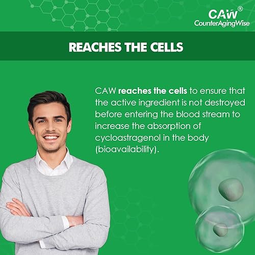 Miniatura 5 de CAW Activación de telomerasa Nano cicloastragenol  Rejuvenecimiento celular de refuerzo de inmunidad antienvejecimiento  10 mg 30 cápsulas