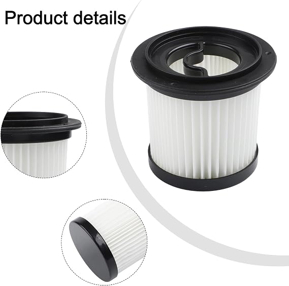 H13 Filter for Replacement Bieiao, MHRMHR KP1108, AIRDIYA P1/VG3 & Ealken Cordless for Vacuum Cleaners, Washable for Pre-Filter Sponge Set
