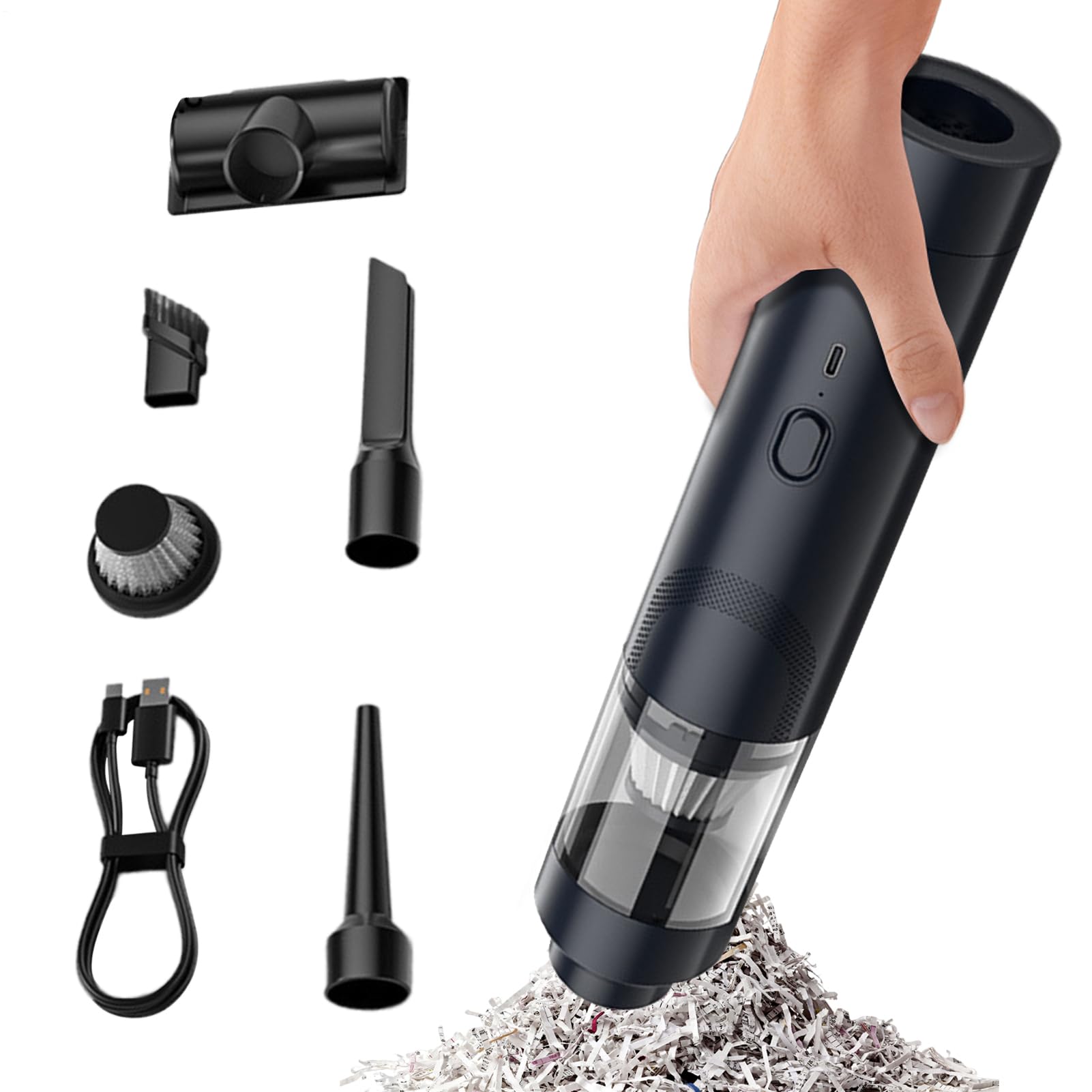 Aspirateur pour voiture léger sans fil avec buses multiples pour mobilier