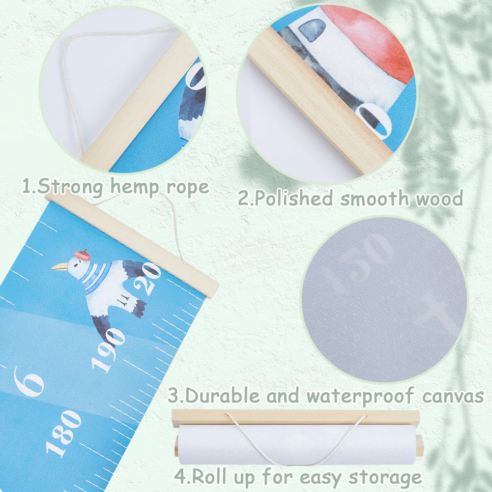 Carta Da Parati Misura Altezza Animali Marini | 150x21.3cm | Per Camera Bambini