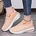 Hhhchpm Womens Bowling Shoes Sneakers Air Cushion Running Shoes Lightweight Tennis Walking Shoes Mesh Breathable Gym Work Fashion Sneakers Athletic Comfortable Casual (Orange,7)