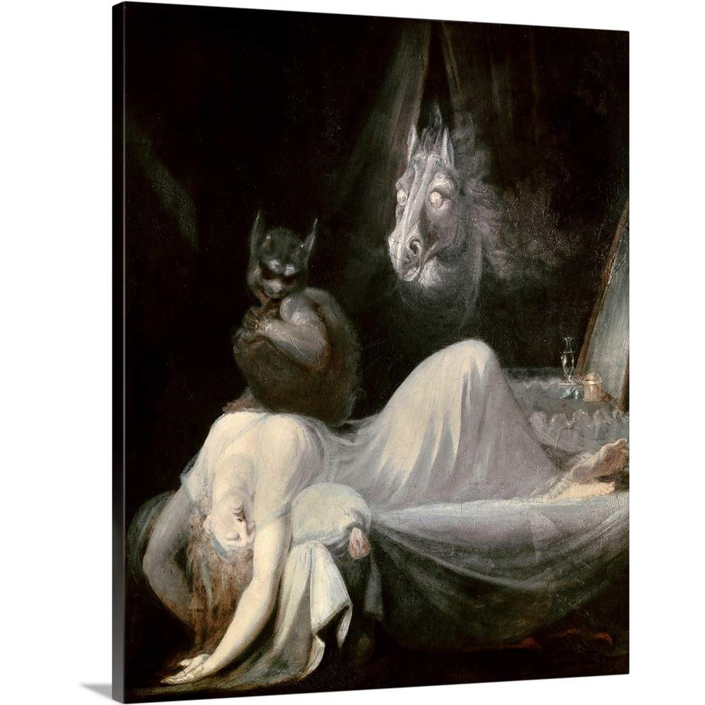 GREATBIGCANVAS The Nightmare, c.1790-91" Canvas Wall Art Print, 24"x30"x1.5"