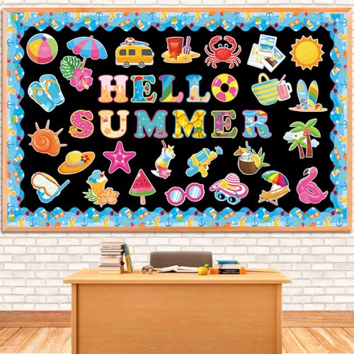 Hello Summer Bulletin Board Set