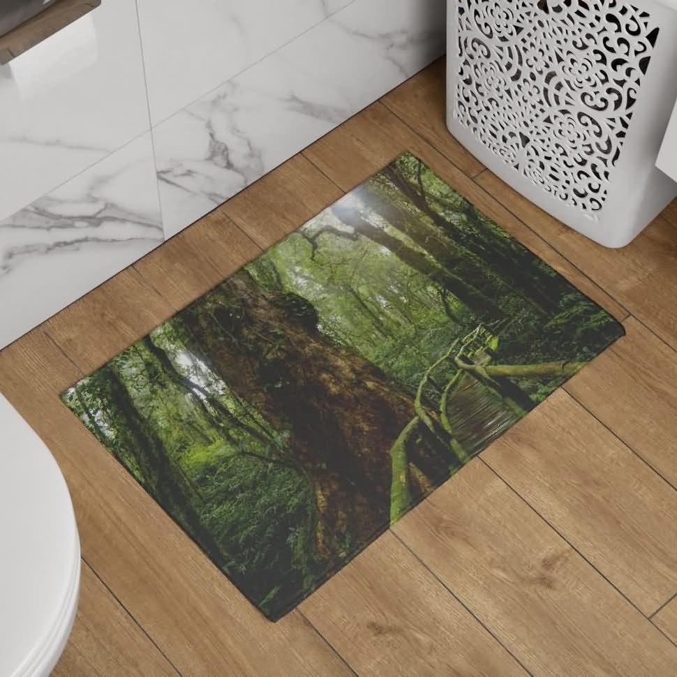 Tapis de porte automne CEVAN 50x80cm lavable pour entrée de maison