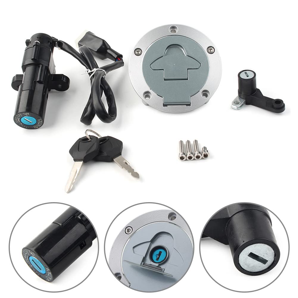 Lirun Switch Lock Keys Seat Lock Fits for Yamaha YZF R3/R25 2015-2019