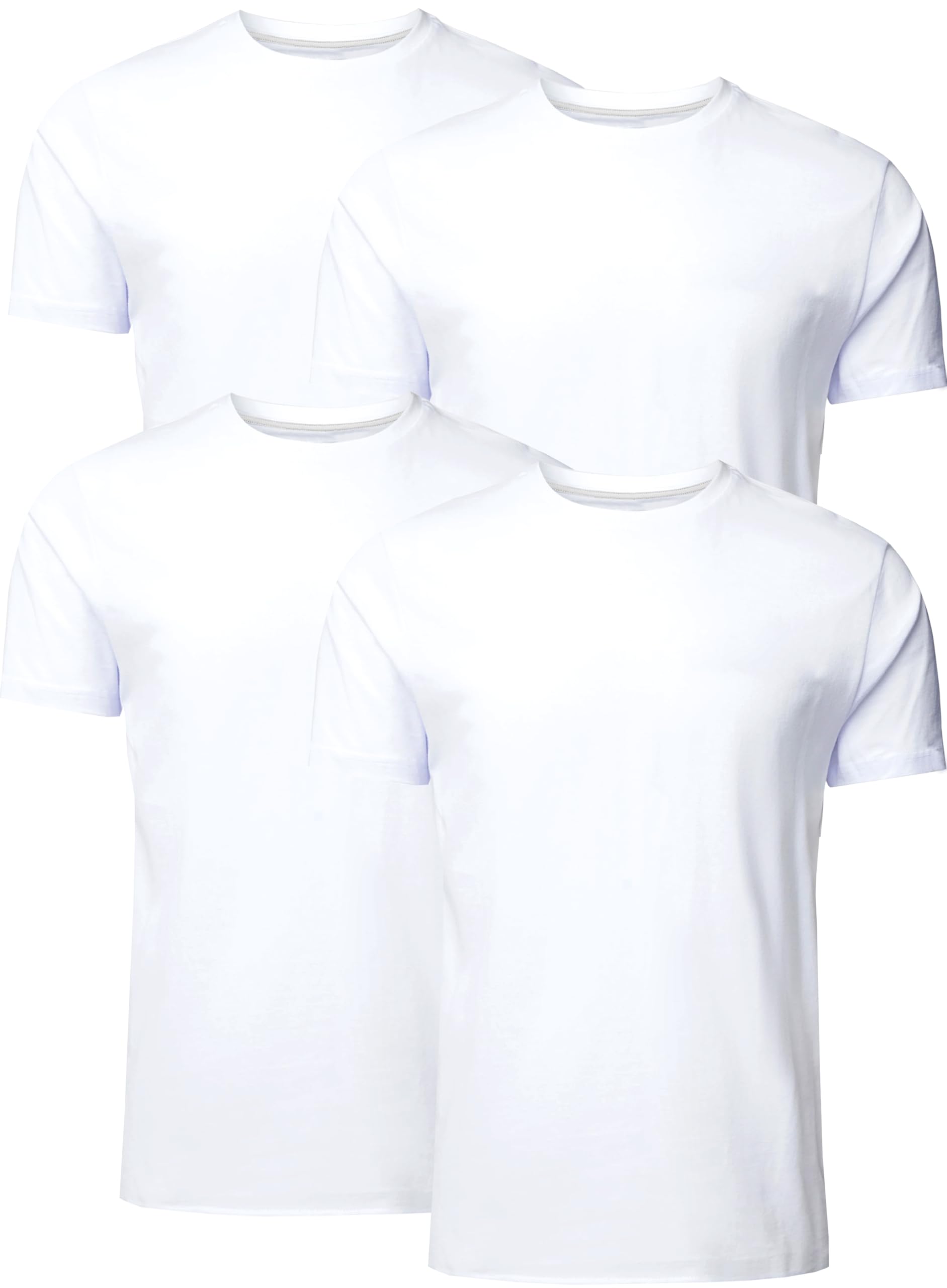 FULL TIME SPORTS Mens T-Shirt Pack FTS-634-WHT4-XL