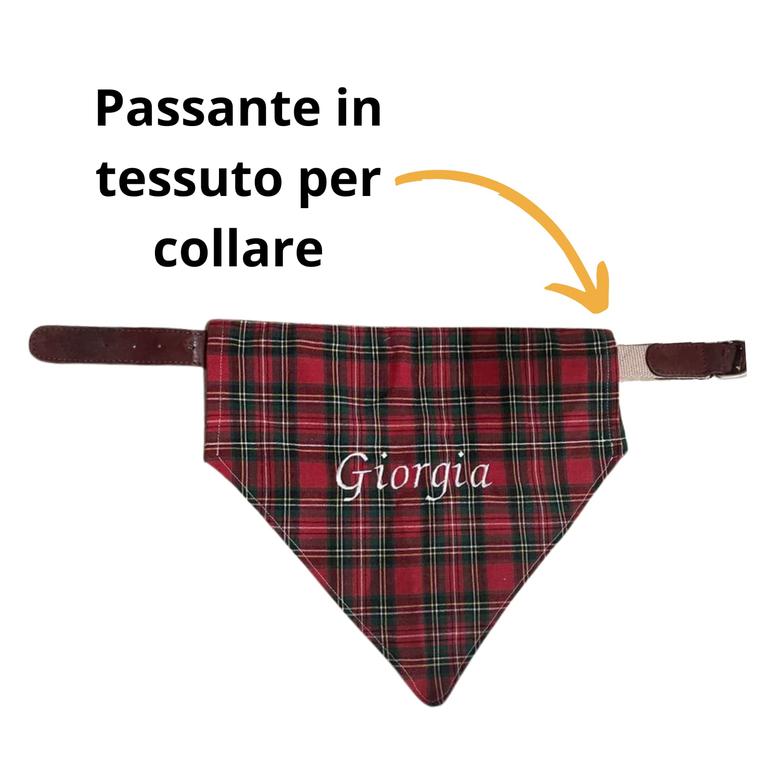 Bandana per cani Personalizzata; Bandana Cani; Amici a quattro zampe; Accessori per cani e gatti