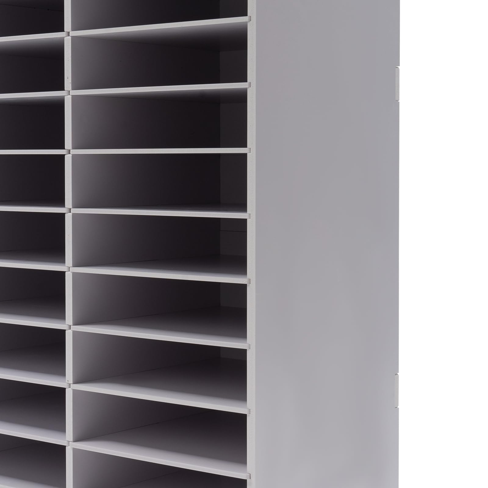 36 Compartments Letterature Organizer, Ufficio, Scrivania, Organizzatore ordinato, Portadocumenti, Bordo del PVC, bianco