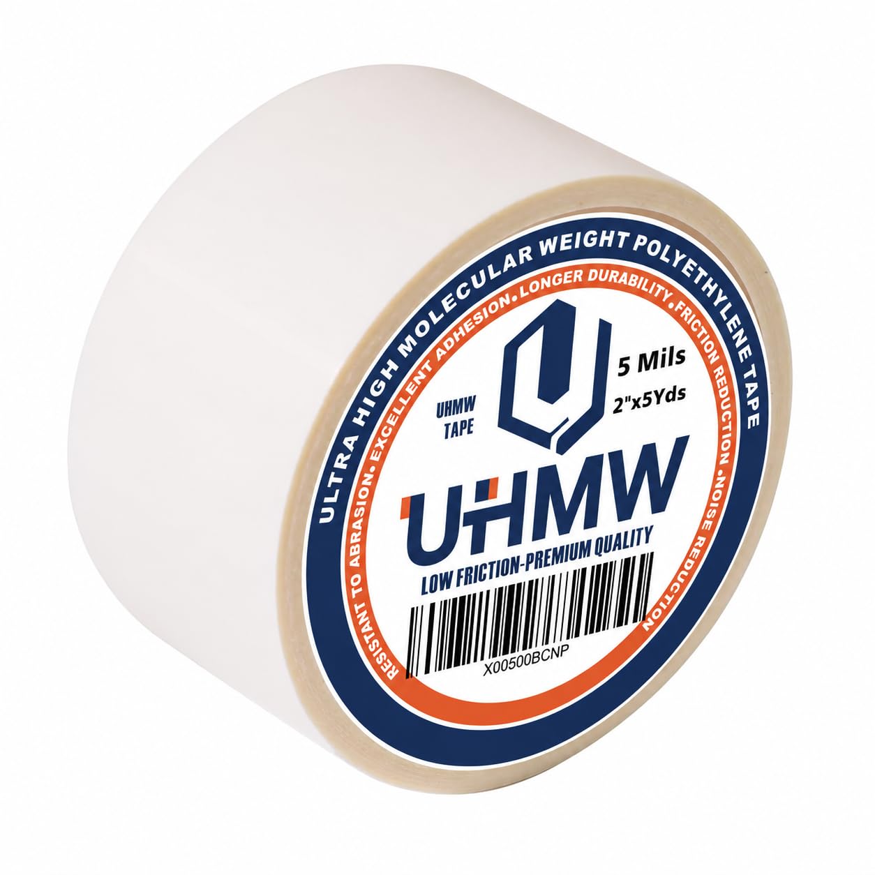 uhmw Ultra High Molecular Weight Low Friction Tape (5 Mil, 5.08CM X 4.5M)
