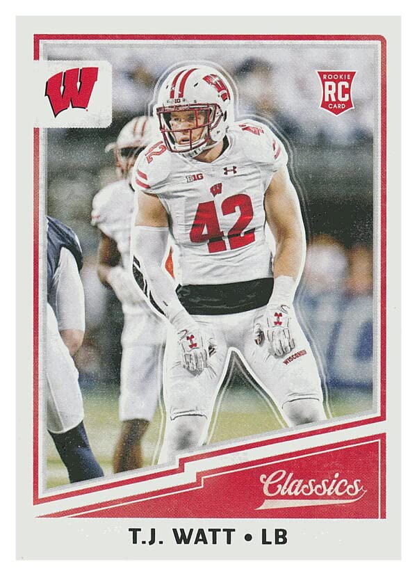 Amazon.com: 2017 PANINI CLASSICS #284 T.J. WATT RC WISCONSIN 