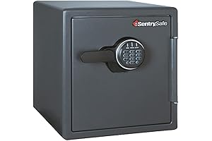 Sentey Safe Fireproof and Water-Resistant Digital Keypad Safe (1.23 Cubic Feet)