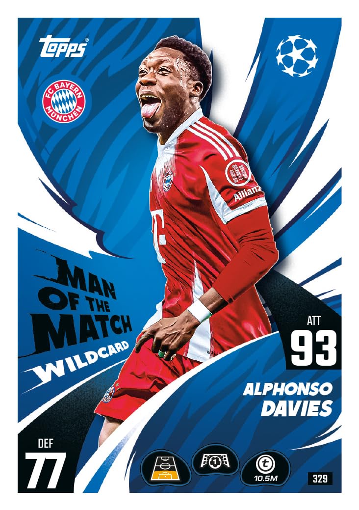 Topps UCC Match Attax 2025/26 -Scatola completa: contiene 32 pacchetti con 4 carte speciali inserite per pacchetto (12 carte per pacchetto).