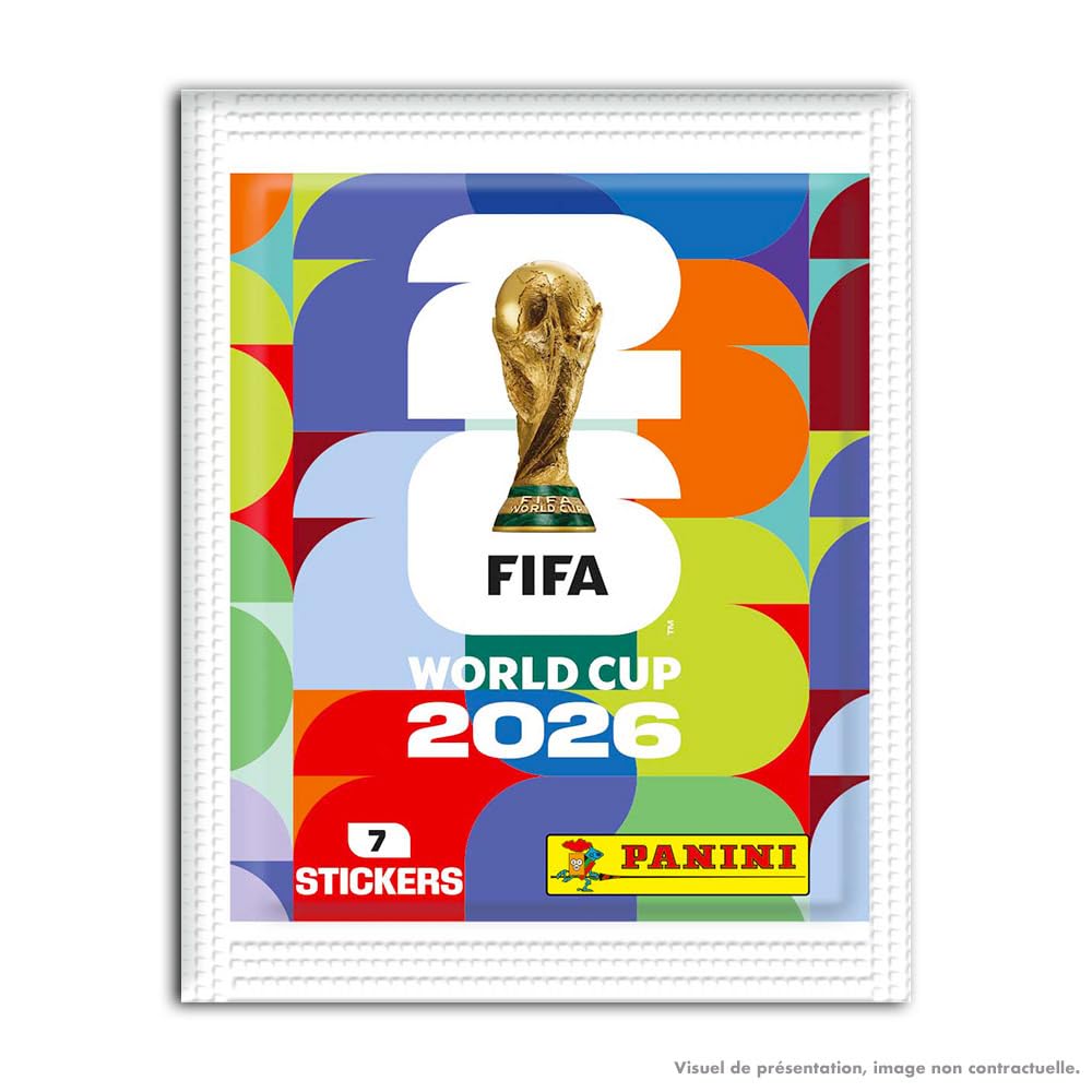 Panini FIFA World Cup 2026 Naklejki - Zestaw 1 pudełko 50 kieszeni i 1 zestaw aktualizacji 120 naklejek