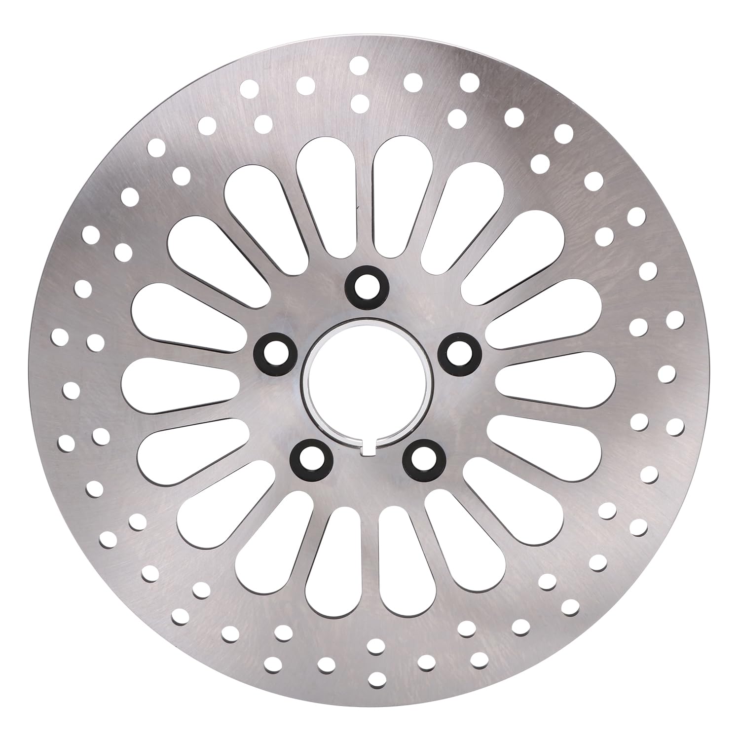 11,5" Discos Freno Delanteros Moto,Discos Freno Acero de Aleación para Touring Softail Sportster y Dyna 1984-2013 (excepto Touring 2008-2013)