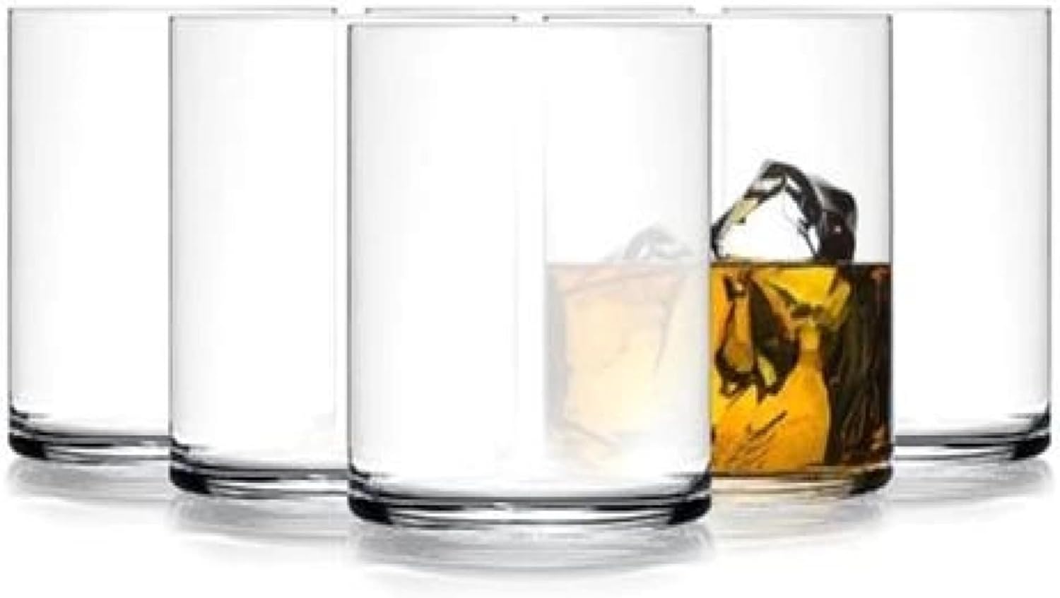 Luigi Bormioli Top Class 15.25 oz All Purpose Glasses - Set of 6 Durable Lead-Free Crystal Drinkware with Reinforced Rims & Minimalist Design - Elegant Glassware for Home or Bar Use - Thumbnail 3