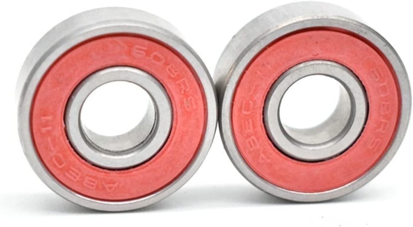 Bearings 10Pcs 608 Black Si3N4 Ceramilc Balls Stainless Steel Bearings 8x22x7mm Roller Skate Scooter Skateboard Wheel Bearing