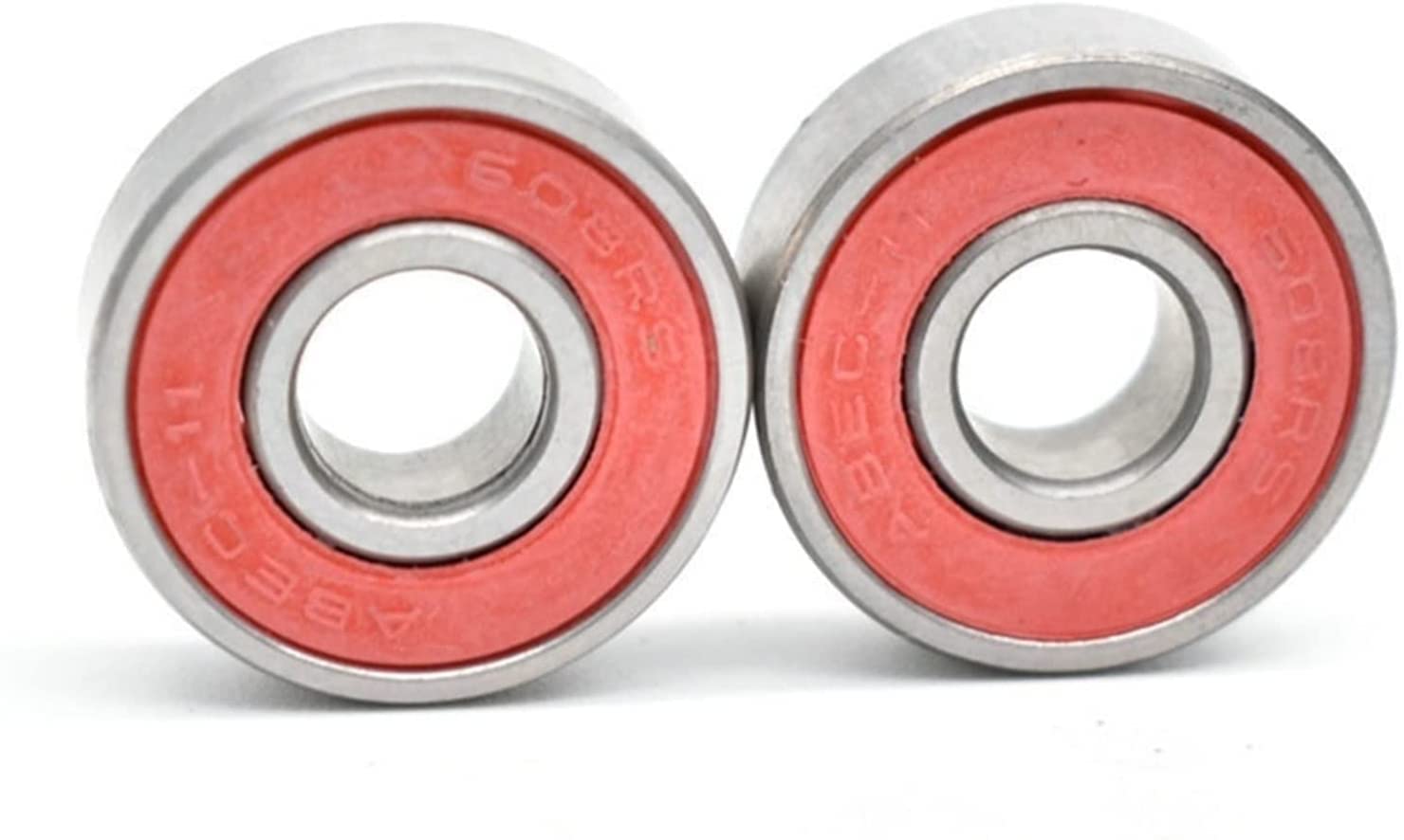 LHNBGTUIW Bearings 10Pcs 608 Black Si3N4 Ceramilc Balls Stainless Steel 8x22x7mm Roller Skate Scooter Skateboard Wheel Bearing