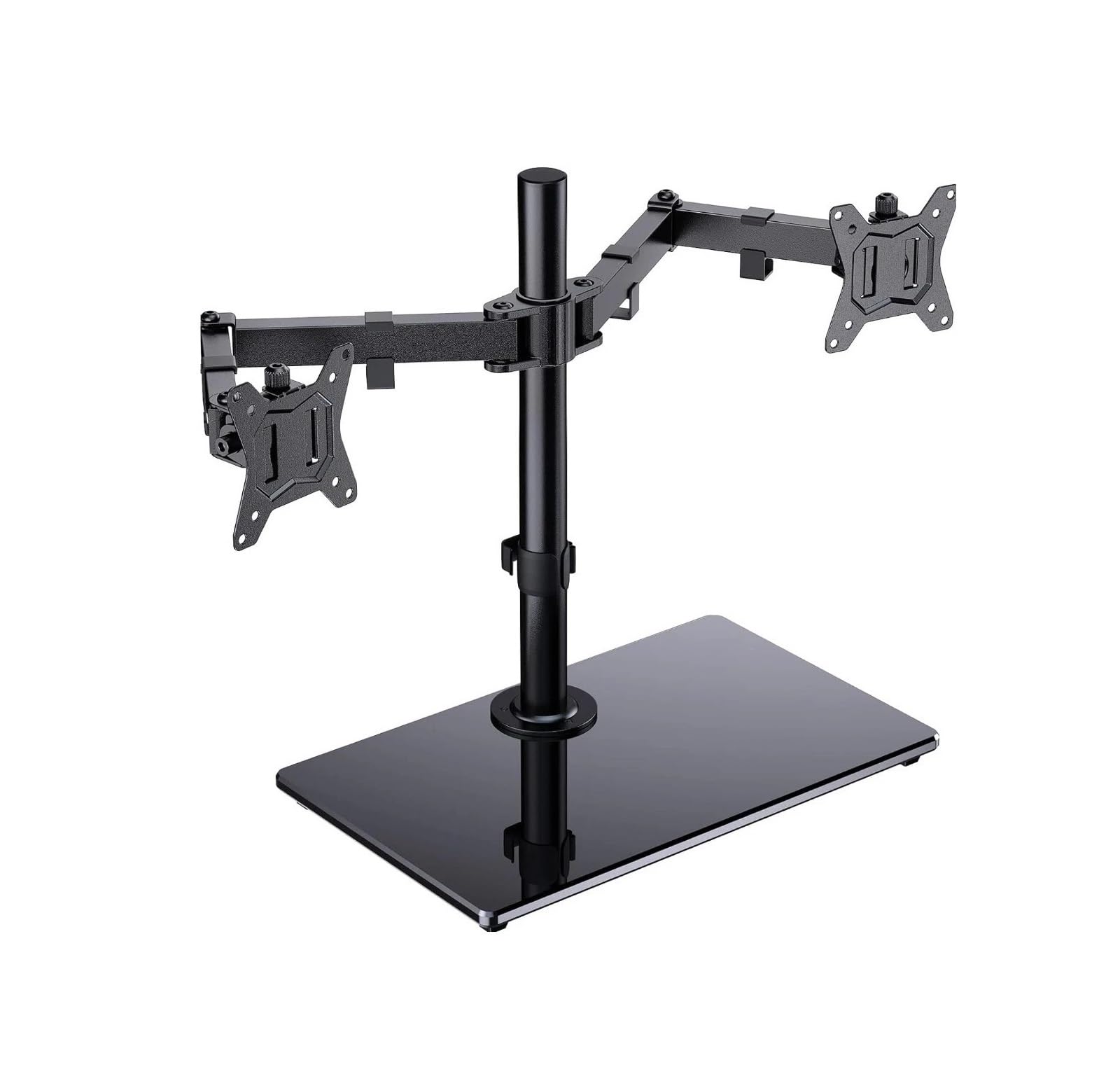 braccio per monitor, Supporto for doppio monitor: 2 monitor fino a 27 pollici