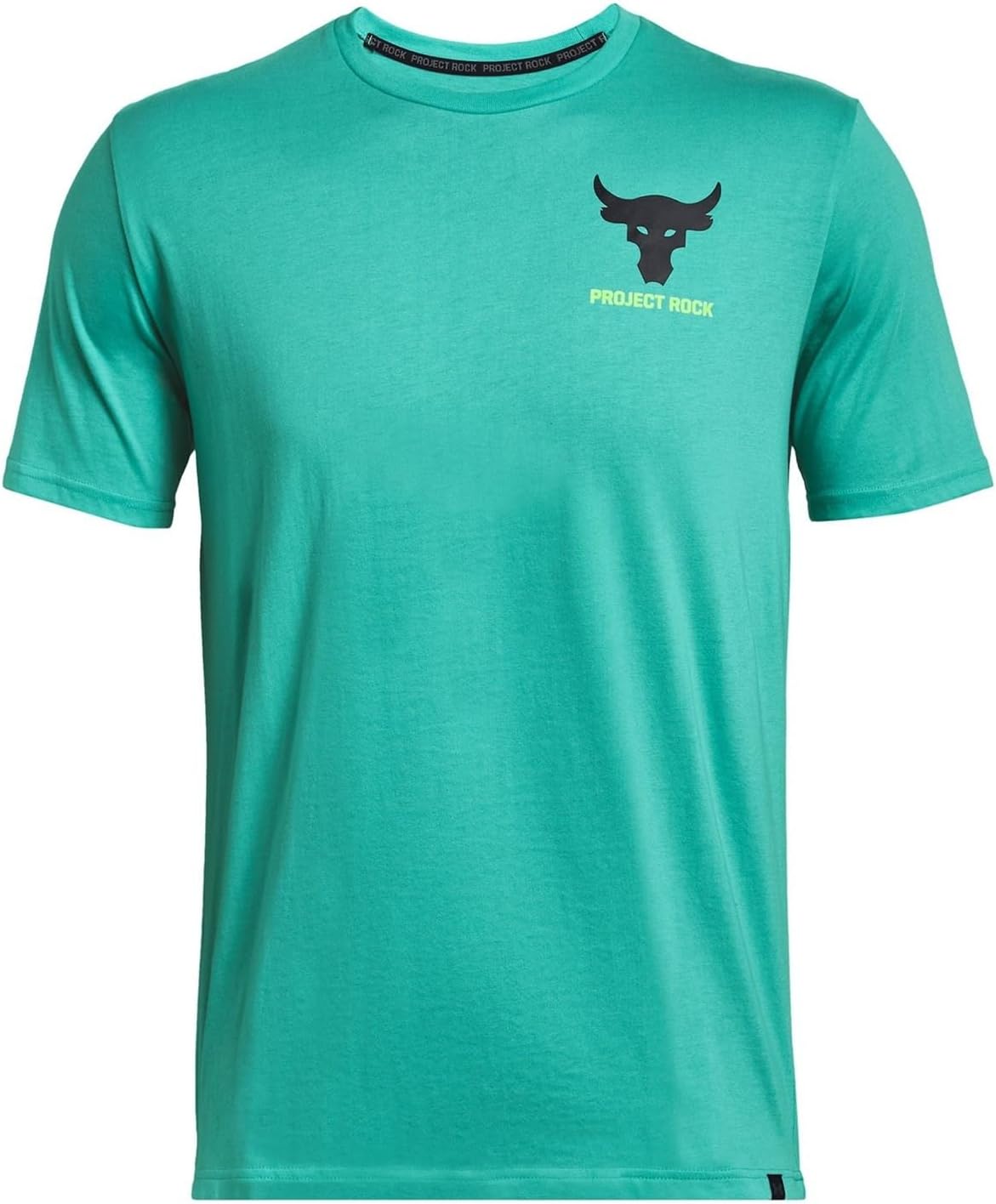 Under Armour Men's Project Rock T-Shirt LC Brahma Short Sleeve T-Shirt Green