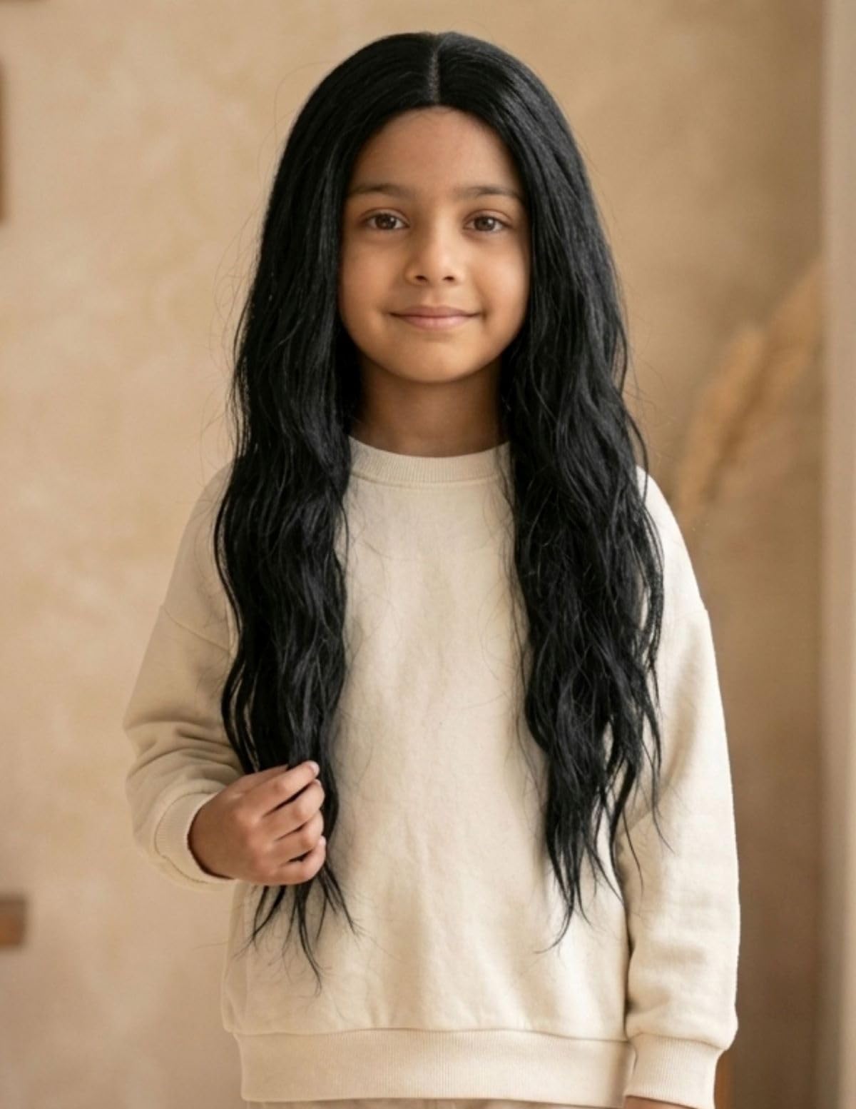 BookMyCostume Long Black Hair Extension Wig – Perfect for Fancy Dress, Ma Kali Look & Dance Performance-image-14
