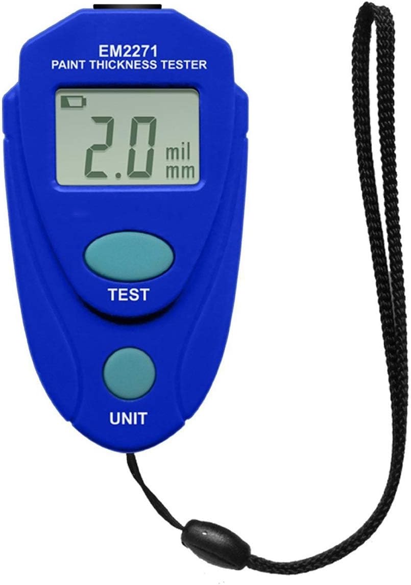 Fealay Digital Coating Thickness Gauge Car Paint Thickness Meter Paint Thickness Tester Auto Coating Thickness Gauge