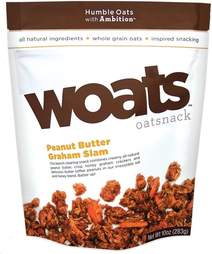 Woats Oat Snack Peanut Butter Graham, 10 oz
