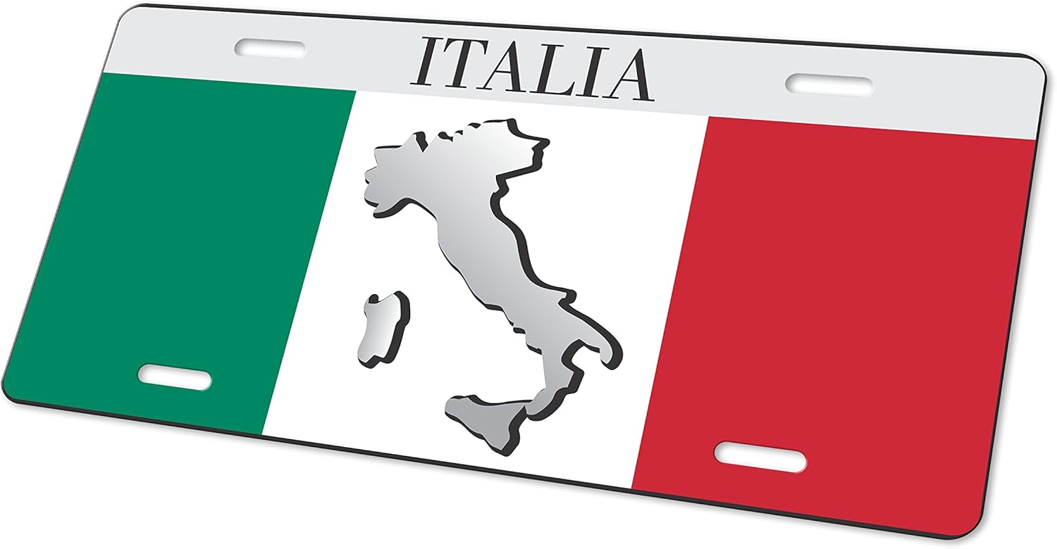 Italy Decorative Front License Plate Car Plate (Italy)