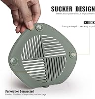 Vista 5 de Cubierta de drenaje de ducha resistente de silicona de 5.5 pulgadas, tapón de drenaje para cocina, bañera, accesorios de baño y lavandería