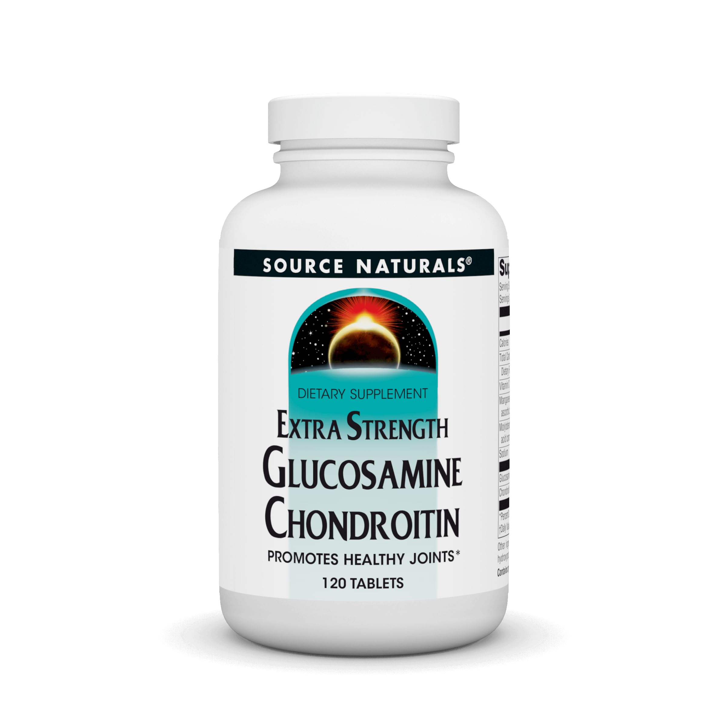 Source NaturalsExtra Strength Glucosamine Chondroitin,Promotes Healthy Joints* - 120 Tablets