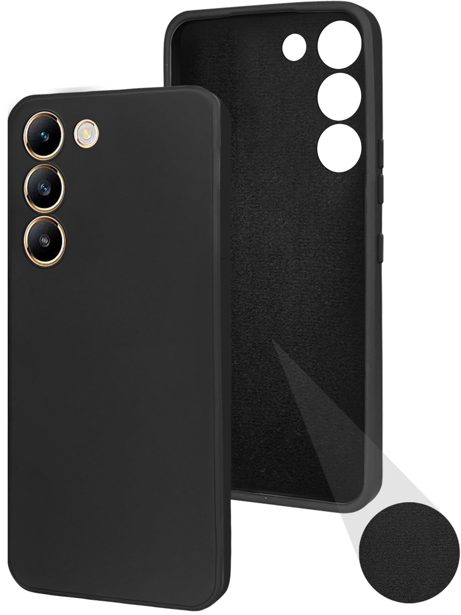 Jkobi Back Cover Case for Vivo T3 5G (Matte Finish Silicone with Inside Fiber Cloth |Black) (B0CYW7T89B) Amazon Price History, Amazon Price Tracker
