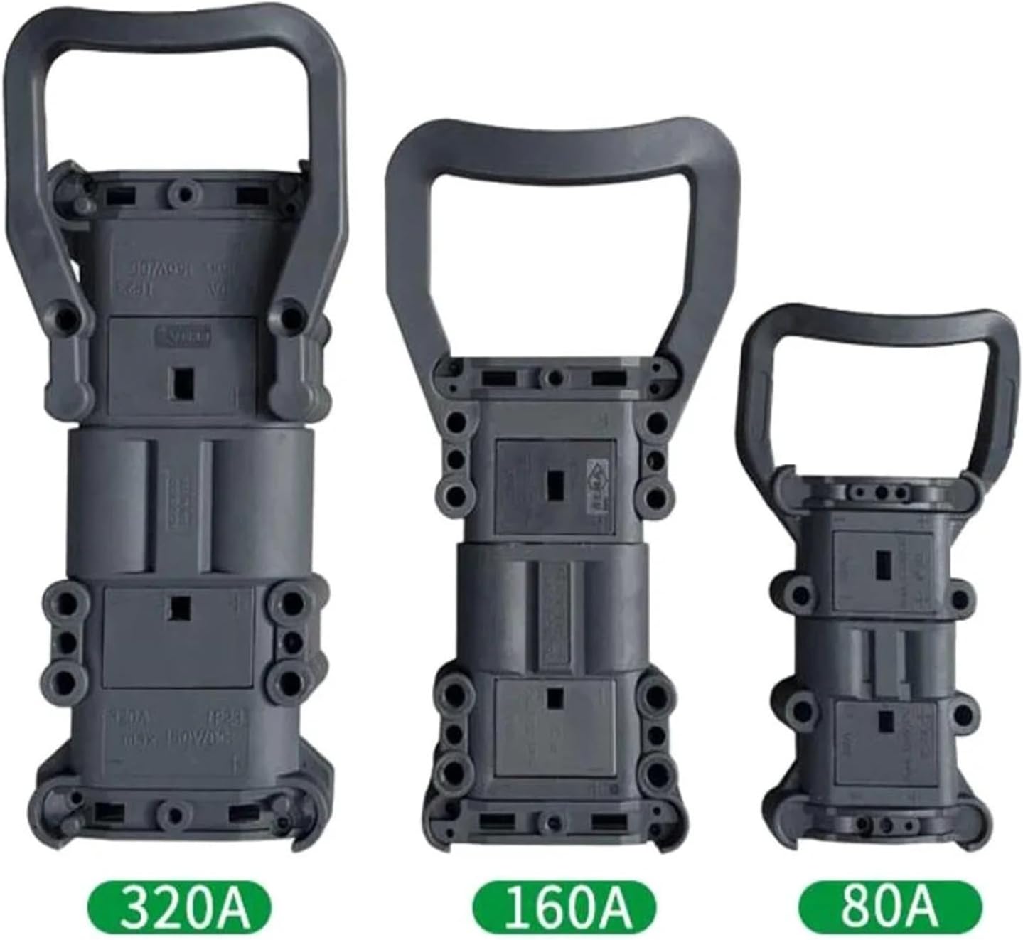 フォークリフト用オス・メスプラグ 80A/160A/320A 150V/DC IP23 高電流バッテリー充電コネクタ、REMA Li