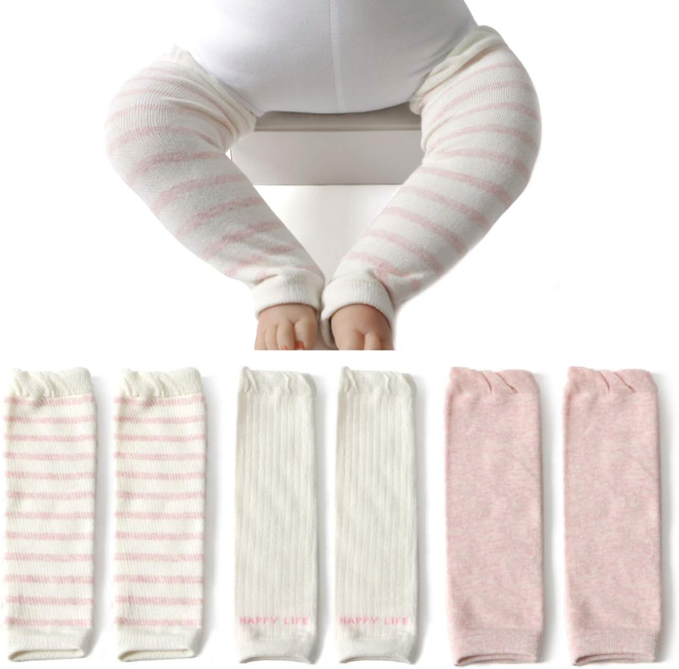 Elesa Miracle 3 Pairs Baby Toddler Leg Warmer
