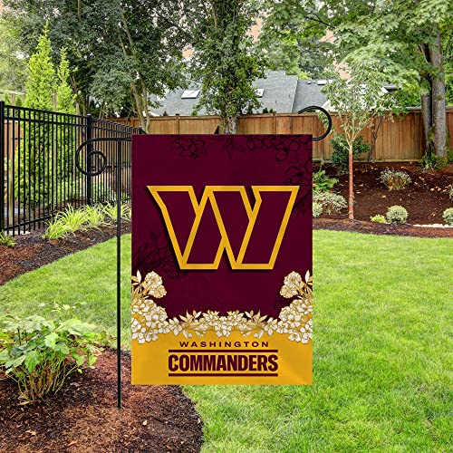 Image of Rico Industries NFL Standard /Primary 13 inch x 18 inch Double Sided Garden Flag - Great Gift for Men, Women, & Fans